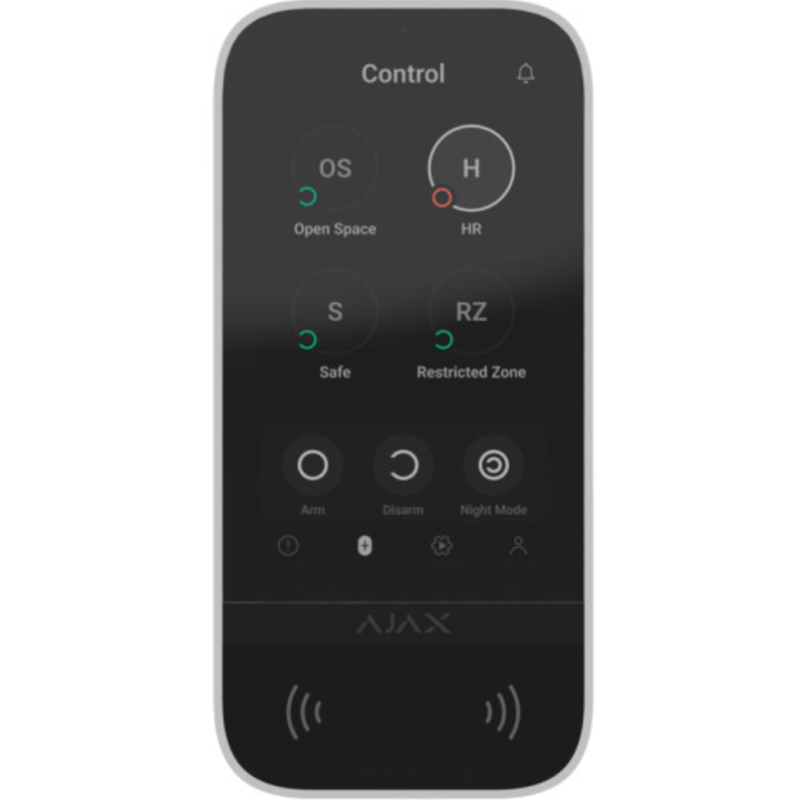 Clavier radio écran tactile + lecteur de proximité RFID